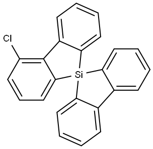 9,9′-Spirobi[9H-9-silafluorene], 4-chloro- Structural