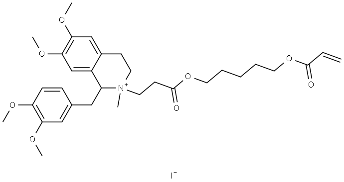 Atracurium EP Impurity C Iodide (Mixture of Diastereomers) Structural