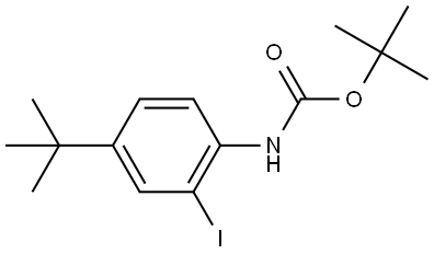 tert-butyl (4-(tert-butyl)-2-iodophenyl)carbamate Structural