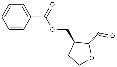 ((2R,3S)-2-Formyltetrahydrofuran-3-yl)methyl benzoate Structural