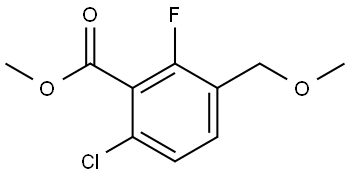 methyl 6-chloro-2-fluoro-3-(methoxymethyl)benzoate Structural