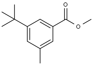 methyl 3-(tert-butyl)-5-methylbenzoate Structural