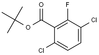 Tert-butyl 3,6-dichloro-2-fluorobenzoate Structural