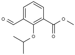 methyl 3-formyl-2-isopropoxybenzoate Structural