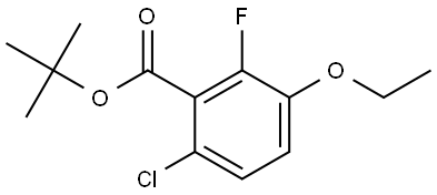 Tert-butyl 6-chloro-3-ethoxy-2-fluorobenzoate Structural