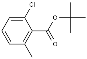 tert-butyl 2-chloro-6-methylbenzoate Structural