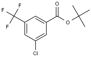 tert-butyl 3-chloro-5-(trifluoromethyl)benzoate Structural
