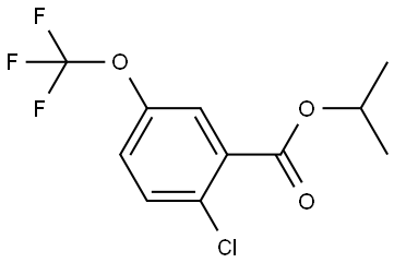 isopropyl 2-chloro-5-(trifluoromethoxy)benzoate Structural