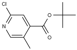 tert-butyl 2-chloro-5-methylisonicotinate Structural