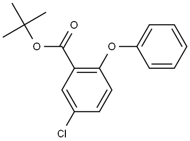 tert-butyl 5-chloro-2-phenoxybenzoate Structural