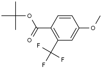 tert-butyl 4-methoxy-2-(trifluoromethyl)benzoate Structural