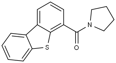 dibenzo[b,d]thiophen-4-yl(pyrrolidin-1-yl)methanone Structural