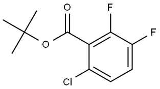 Tert-butyl 6-chloro-2,3-difluorobenzoate Structural