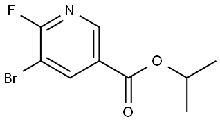 isopropyl 5-bromo-6-fluoronicotinate Structural