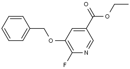 ethyl 5-(benzyloxy)-6-fluoronicotinate Structural