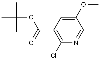 tert-butyl 2-chloro-5-methoxynicotinate Structural