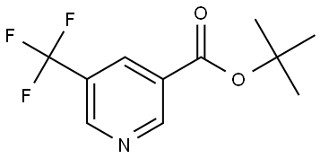 tert-butyl 5-(trifluoromethyl)nicotinate Structural