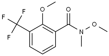 N,2-dimethoxy-N-methyl-3-(trifluoromethyl)benzamide Structural