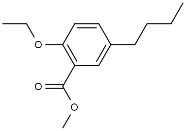methyl 5-butyl-2-ethoxybenzoate Structural