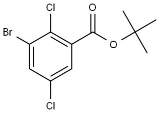 tert-butyl 3-bromo-2,5-dichlorobenzoate Structural