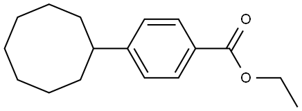ethyl 4-cyclooctylbenzoate Structural