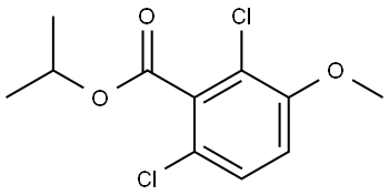 isopropyl 2,6-dichloro-3-methoxybenzoate Structural