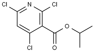 isopropyl 2,4,6-trichloronicotinate Structural