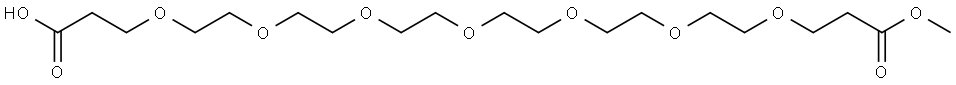 COOH-PEG7-COOMe Structural