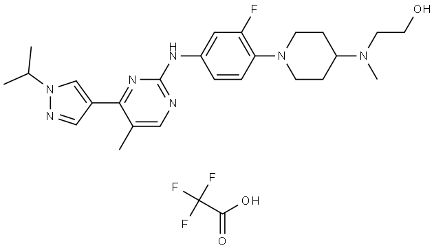 JAK2/FLT3-IN-1 TFA Structural