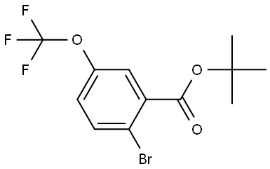 tert-butyl 2-bromo-5-(trifluoromethoxy)benzoate Structural