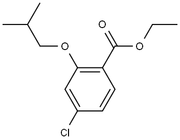 Ethyl 4-chloro-2-isobutoxybenzoate Structural