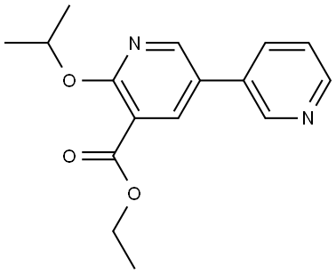ethyl 6-isopropoxy-[3,3'-bipyridine]-5-carboxylate Structural