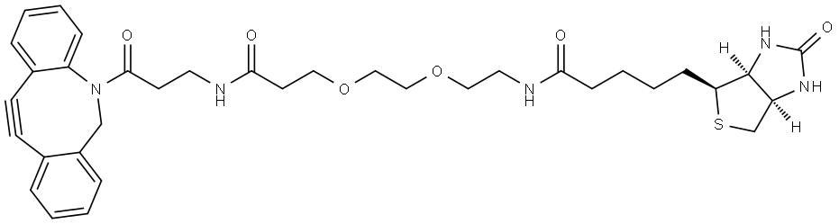 DBCO-NHCO-PEG2-Biotin Structural