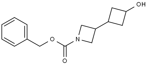 benzyl 3-(3-hydroxycyclobutyl)azetidine-1-carboxylate Structural