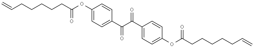 oxalylbis(4,1-phenylene) bis(oct-7-enoate) Structural