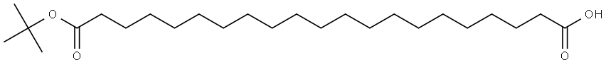 Mono-tert-butyl eicosanedioate Structural