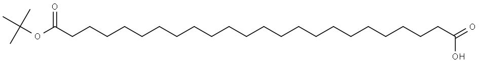 tetracosandioic acid mono-t-butyl ester Structural