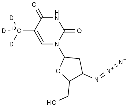 Zidovudine-13C Structural