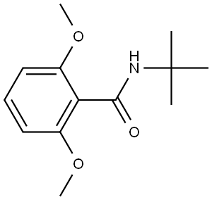 N-(tert-butyl)-2,6-dimethoxybenzamide Structural
