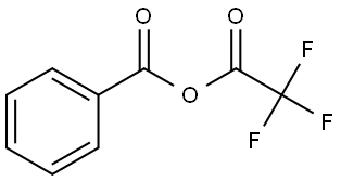 Acetic acid, 2,2,2-trifluoro-, anhydride with benzoic acid Structural