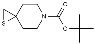 tert-butyl 1-thia-6-azaspiro[2.5]octane-6-carboxylate Structural
