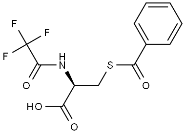 L-Cysteine, N-(trifluoroacetyl)-, benzoate (ester) (9CI) Structural