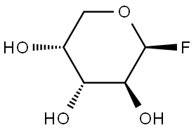 Arabinopyranosyl fluoride (β-L-), β-D- (8CI) Structural