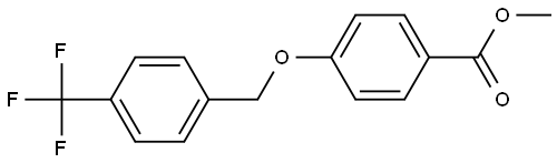 methyl 4-((4-(trifluoromethyl)benzyl)oxy)benzoate Structural