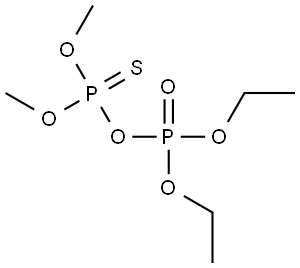 Thiodiphosphoric acid ((HO)2P(O)OP(S)(OH)2), P,P-diethyl P',P'-dimethyl ester (9CI) Structural