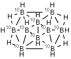 Decaborane(14) 10B(Isotopic enrichment: 10B >99.5%) Structural