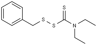 Peroxycarbamic acid, diethyltrithio-, benzyl ester (7CI,8CI) Structural