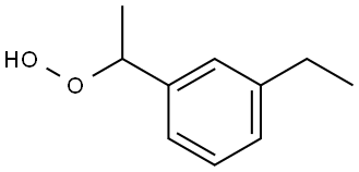 Hydroperoxide, 1-(3-ethylphenyl)ethyl (9CI) Structural
