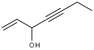 1-HEPTEN-4-YN-3-OL Structural