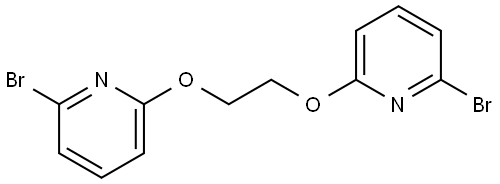 Pyridine, 2,2'-[1,2-ethanediylbis(oxy)]bis[6-bromo- (9CI) Structural